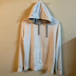 NEXT LEVEL APPAREL MEDIUM WHITE PULL-OVER HOODIE